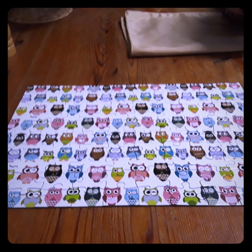 Impossible owl puzzle.